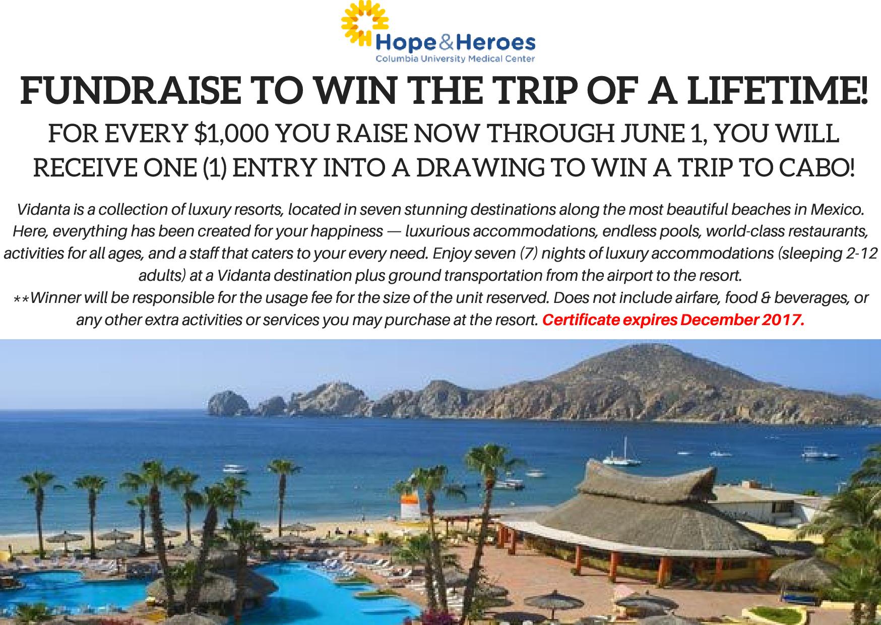 Win A Trip to Cabo!